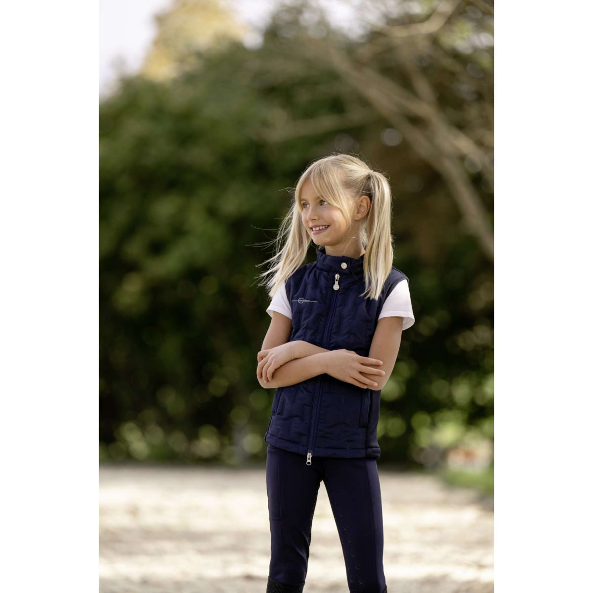 Covalliero Bodywarmer Hybride Kids Navy