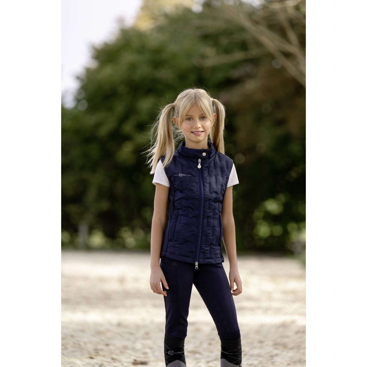 Covalliero Bodywarmer Hybride Kids Navy