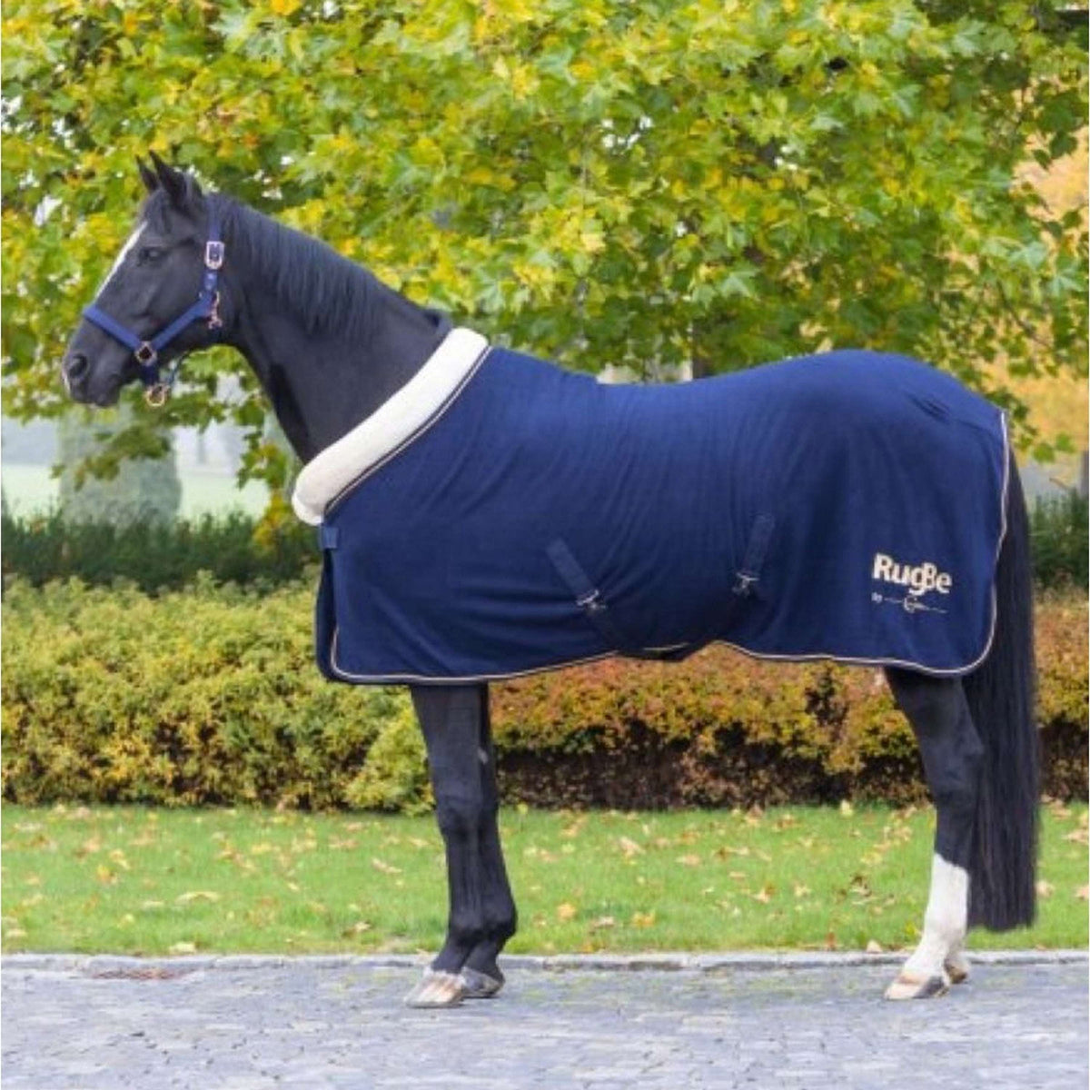 Covalliero Fleecedeken RugBe Royal Dark Navy