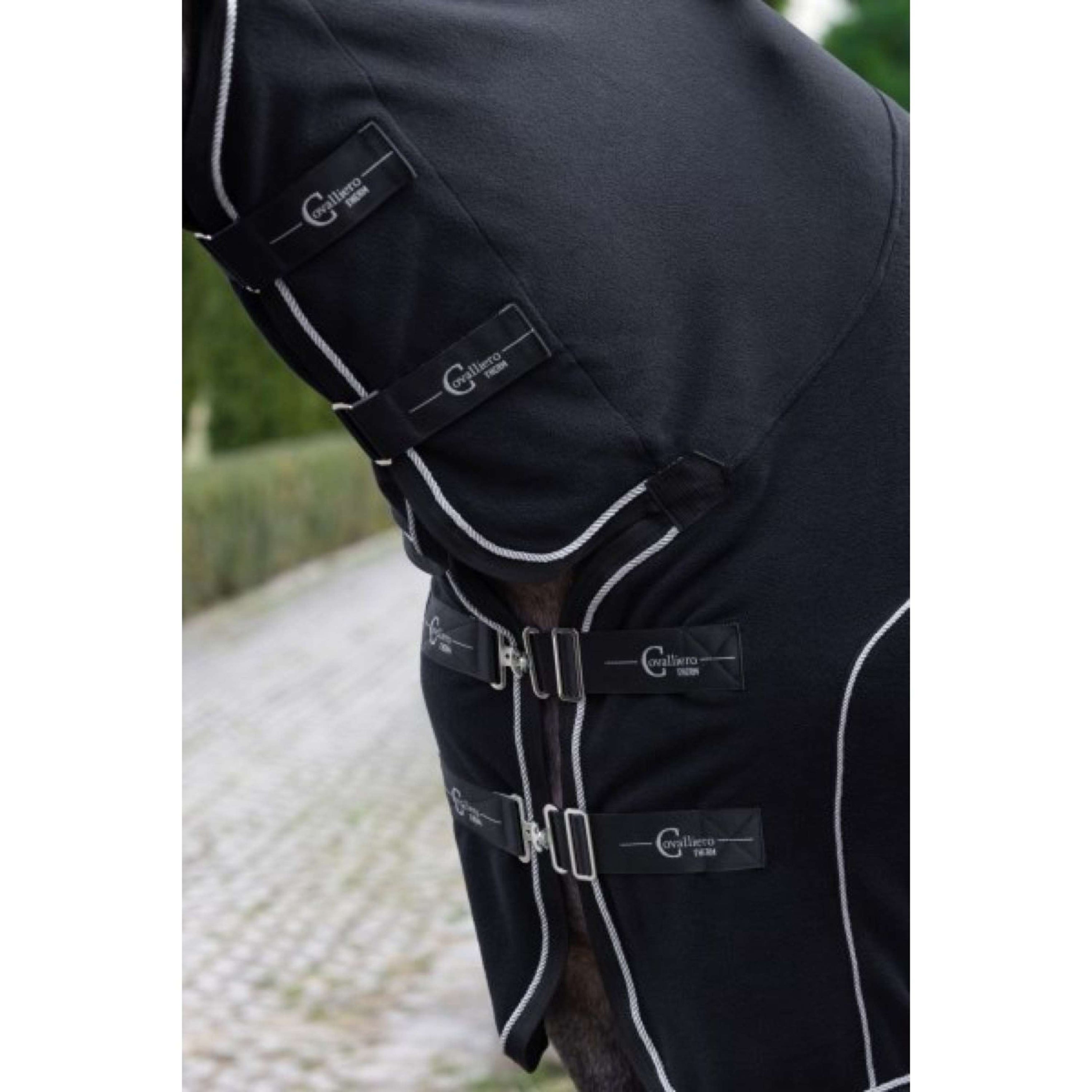 Covalliero Zweetdeken Therm met Hals Zwart Covalliero Zweetdeken Therm met Hals Zwart