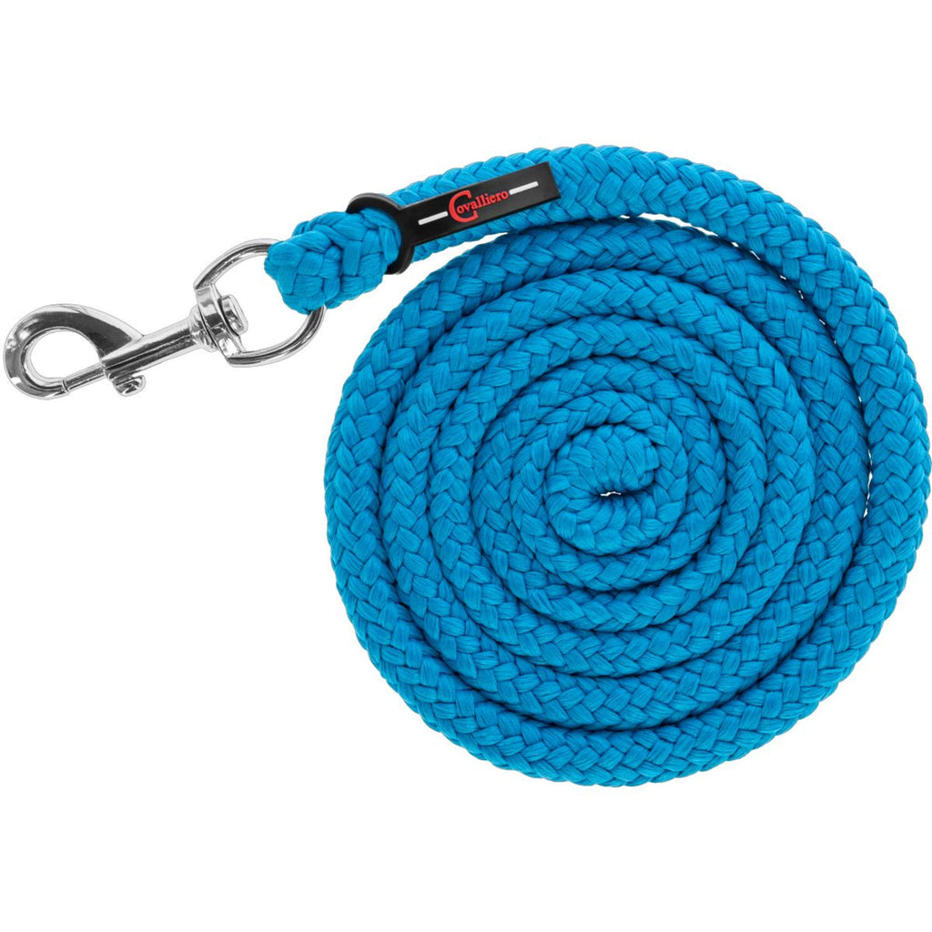 Covalliero Halstertouw Hippo met Musketonhaak Blauw