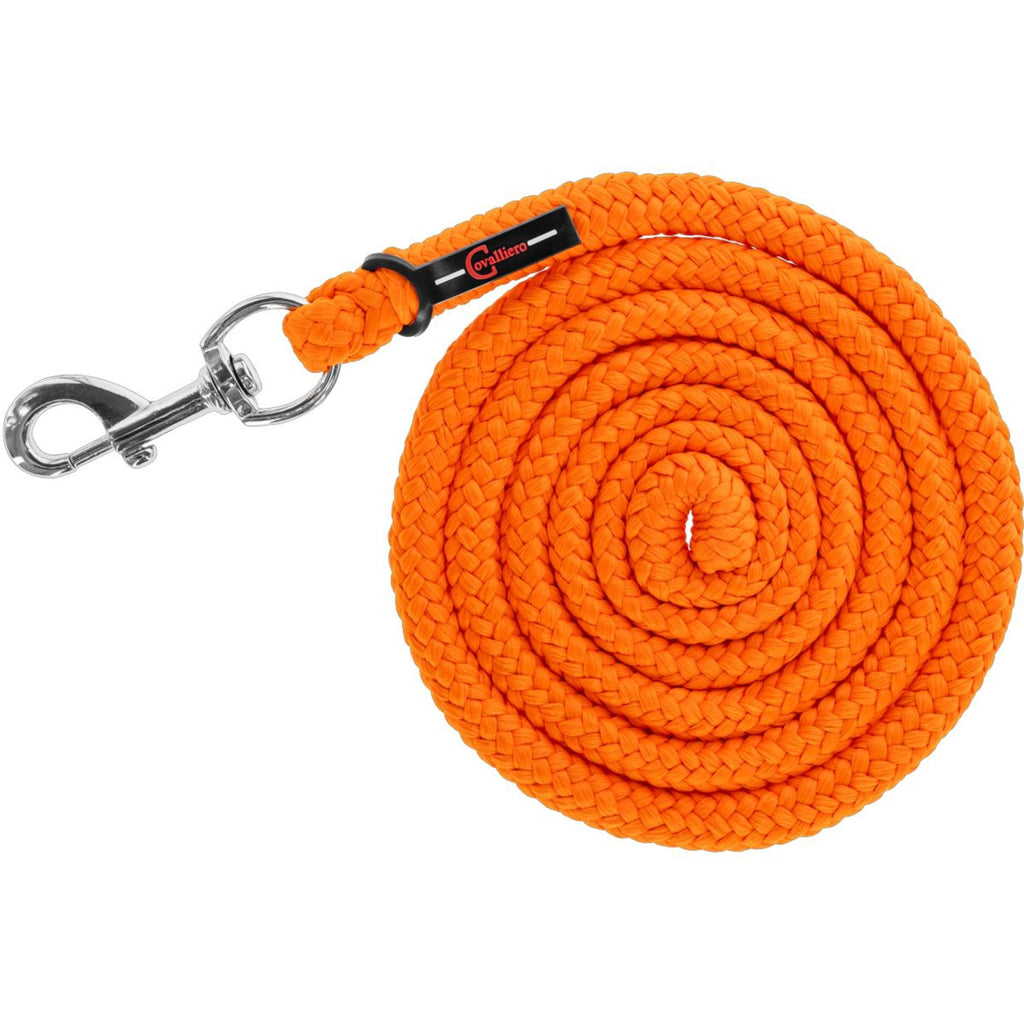 Covalliero Halstertouw Hippo met Musketonhaak Oranje