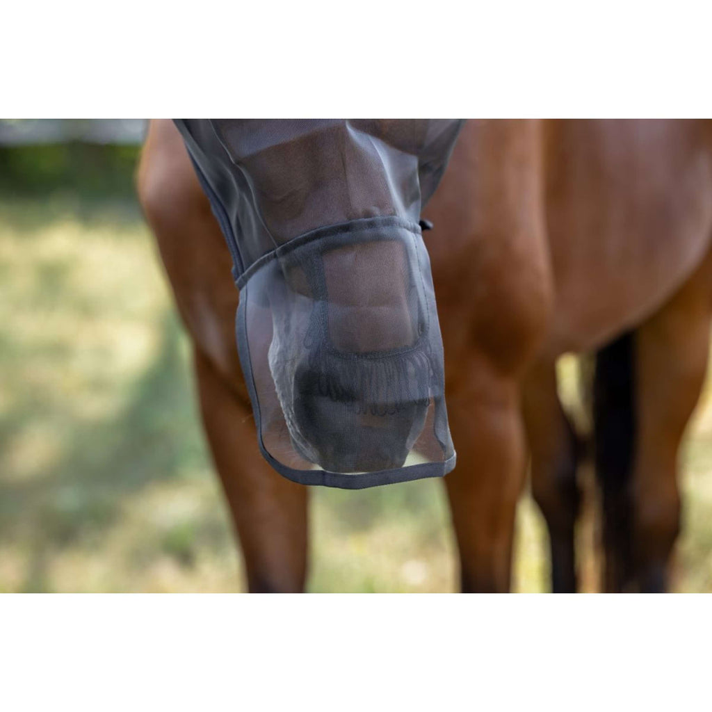 Kerbl Vliegenmasker met Oren en Neus Zwart