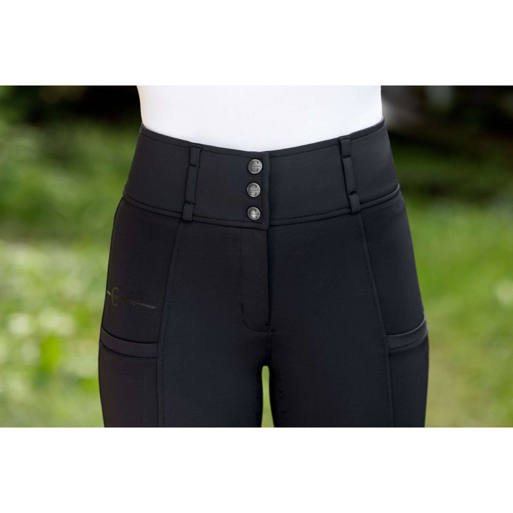Covalliero Rijbroek Highwaist Full Grip Zwart