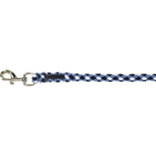 Covalliero Halstertouw SS26 met Musketonhaak Dark Navy/Smoked Blue