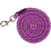 Covalliero Halstertouw SS26 met Musketonhaak Light Berry/Walnoot