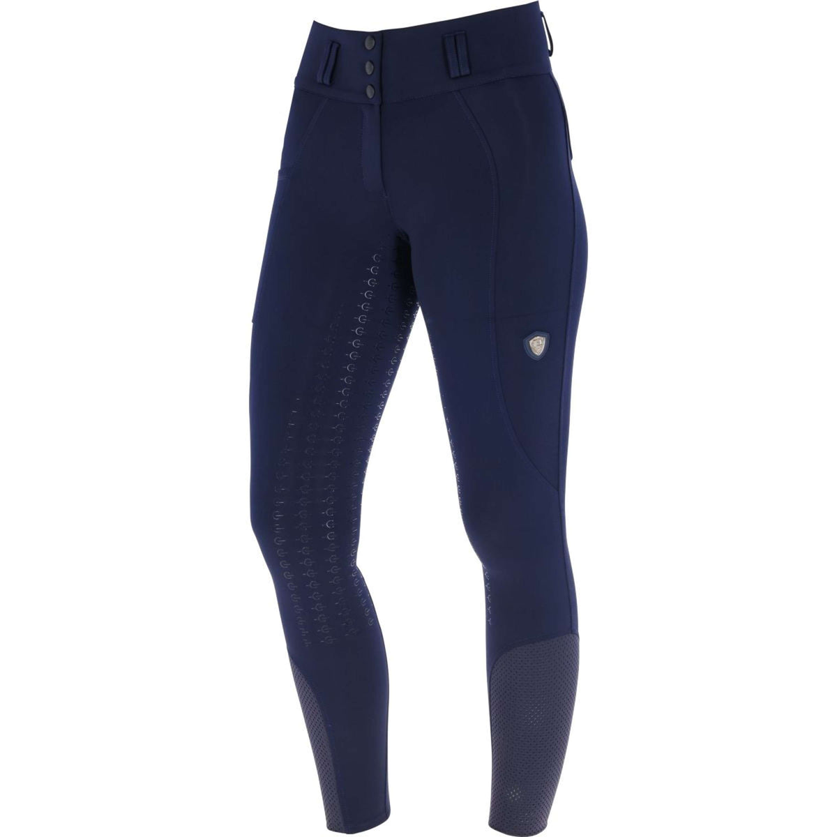 Covalliero Rijbroek SS26 Dames Full Grip Donker Navy
