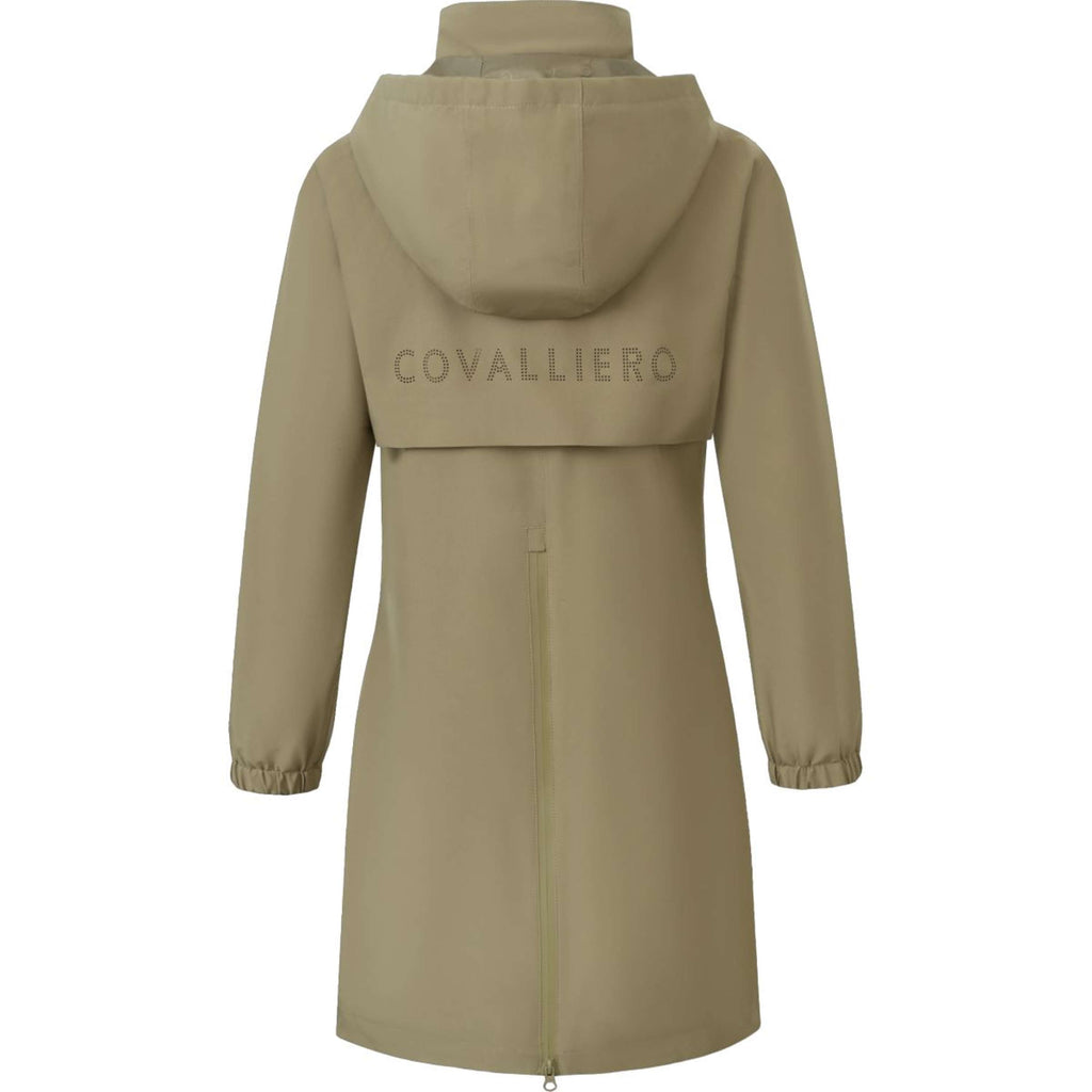 Covalliero Lange Regenjas SS26 Kinderen Walnoot