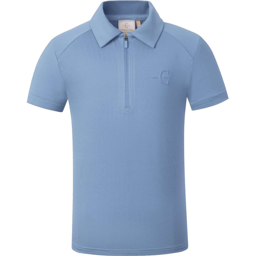 Covalliero Polo SS26 Kinderen Smoked Blue Covalliero Polo SS26 Kinderen Smoked Blue