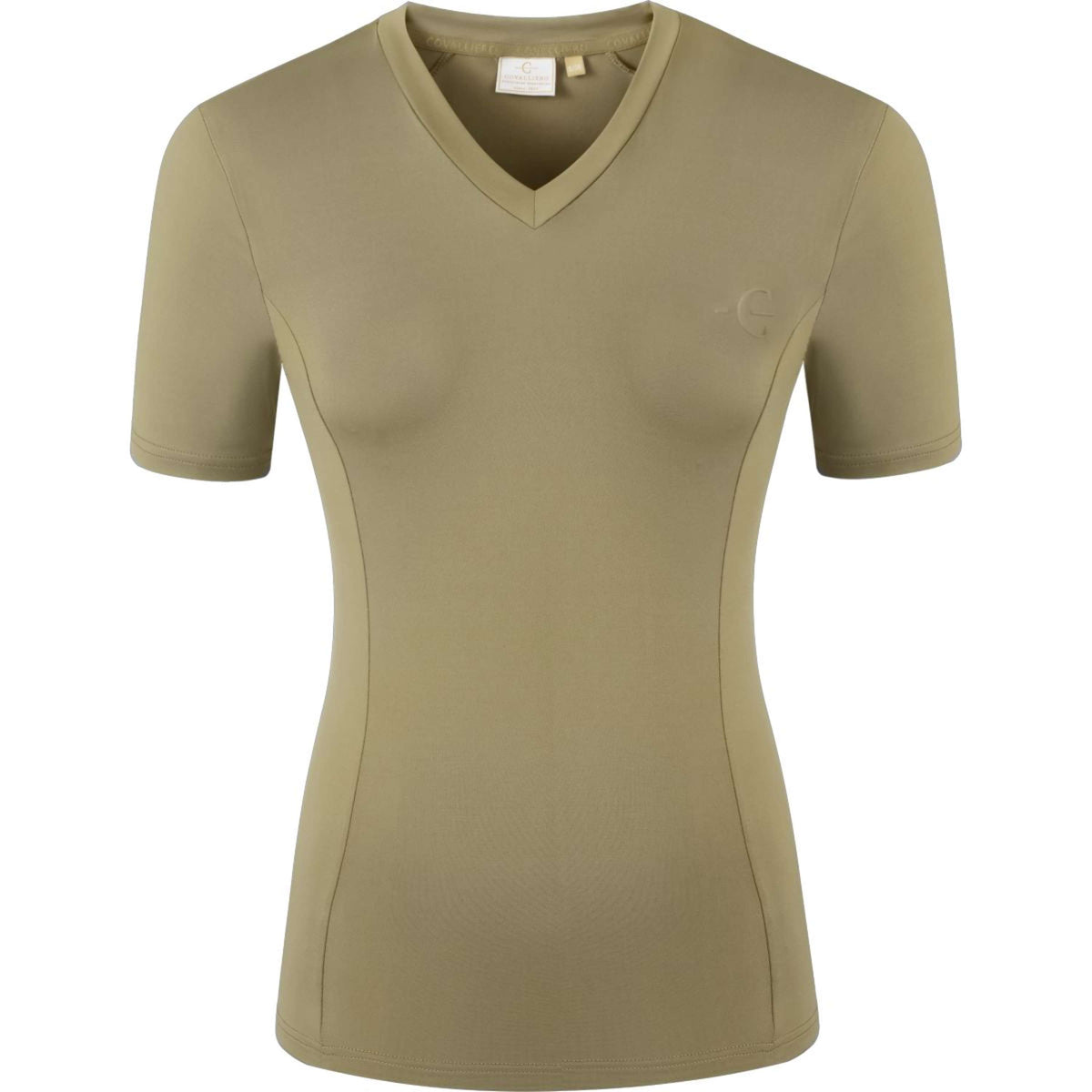 Covalliero T-Shirt SS26 Dames Walnoot