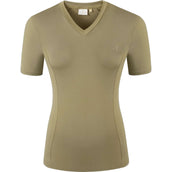 Covalliero T-Shirt SS26 Dames Walnoot