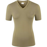 Covalliero T-Shirt SS26 Dames Walnoot