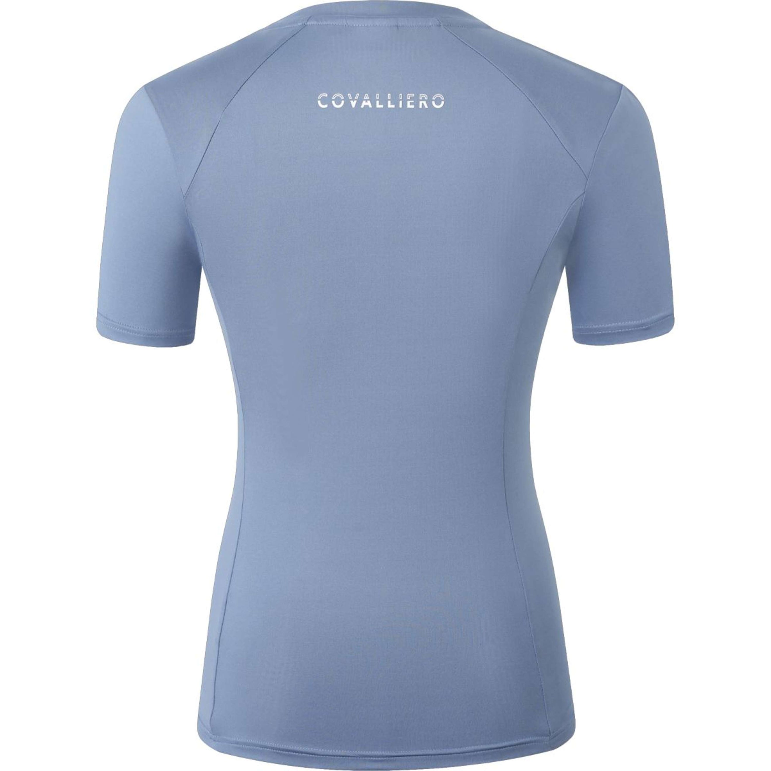 Covalliero T-Shirt SS26 Dames Smoked Blue