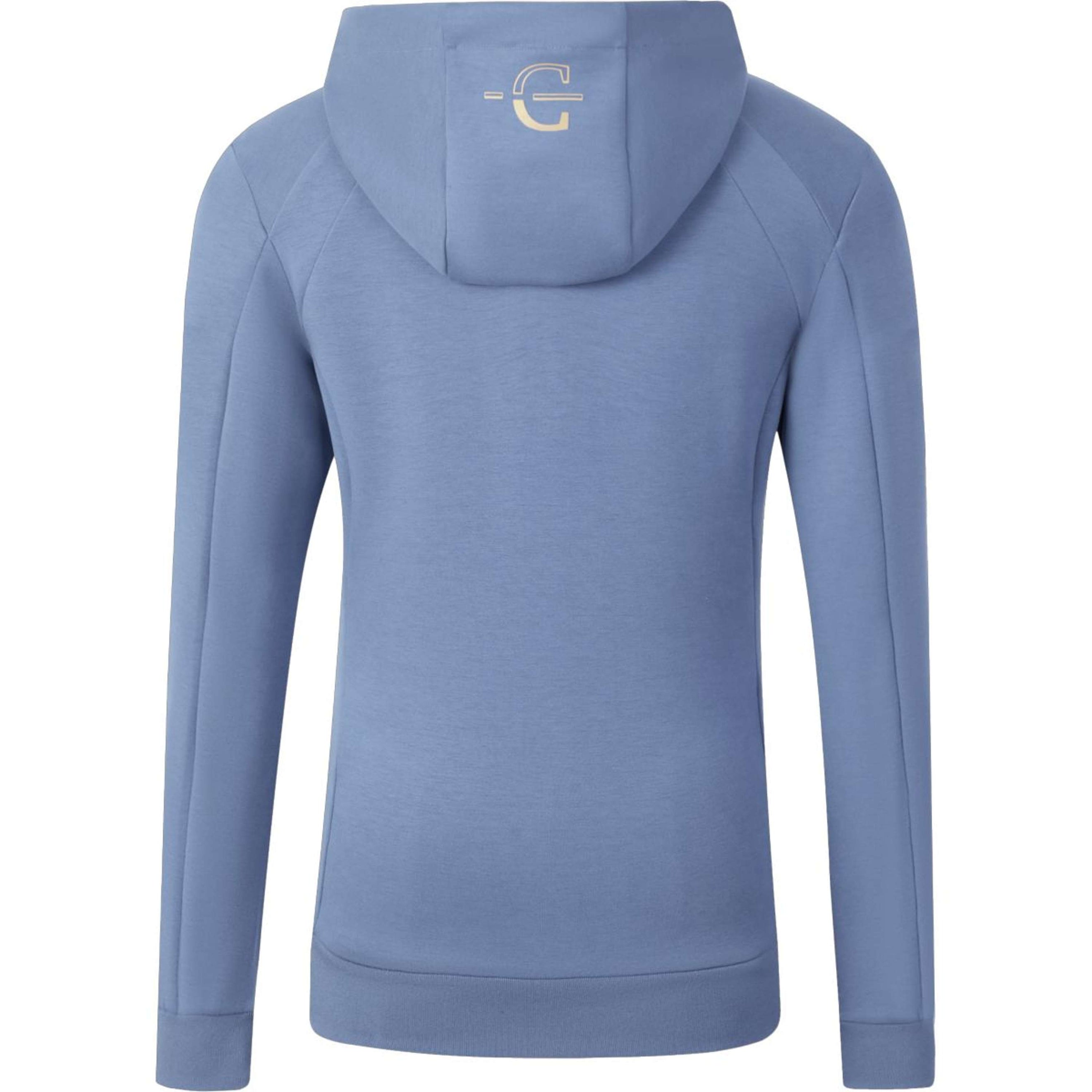 Covalliero Hoodie SS26 Dames Smoked Blue Covalliero Hoodie SS26 Dames Smoked Blue