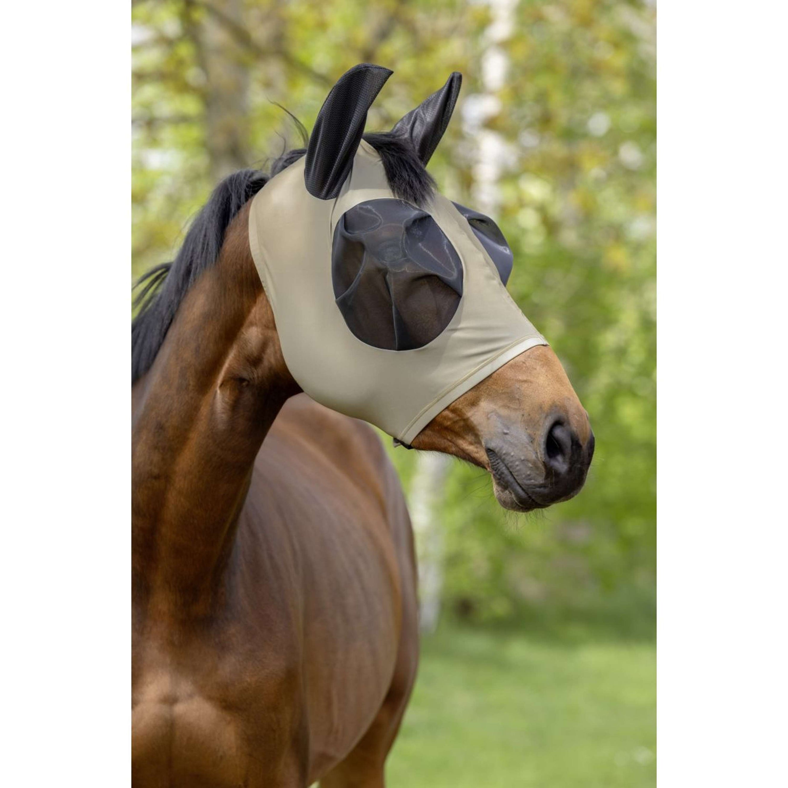Covalliero Vliegenmasker FinoStretch Walnoot