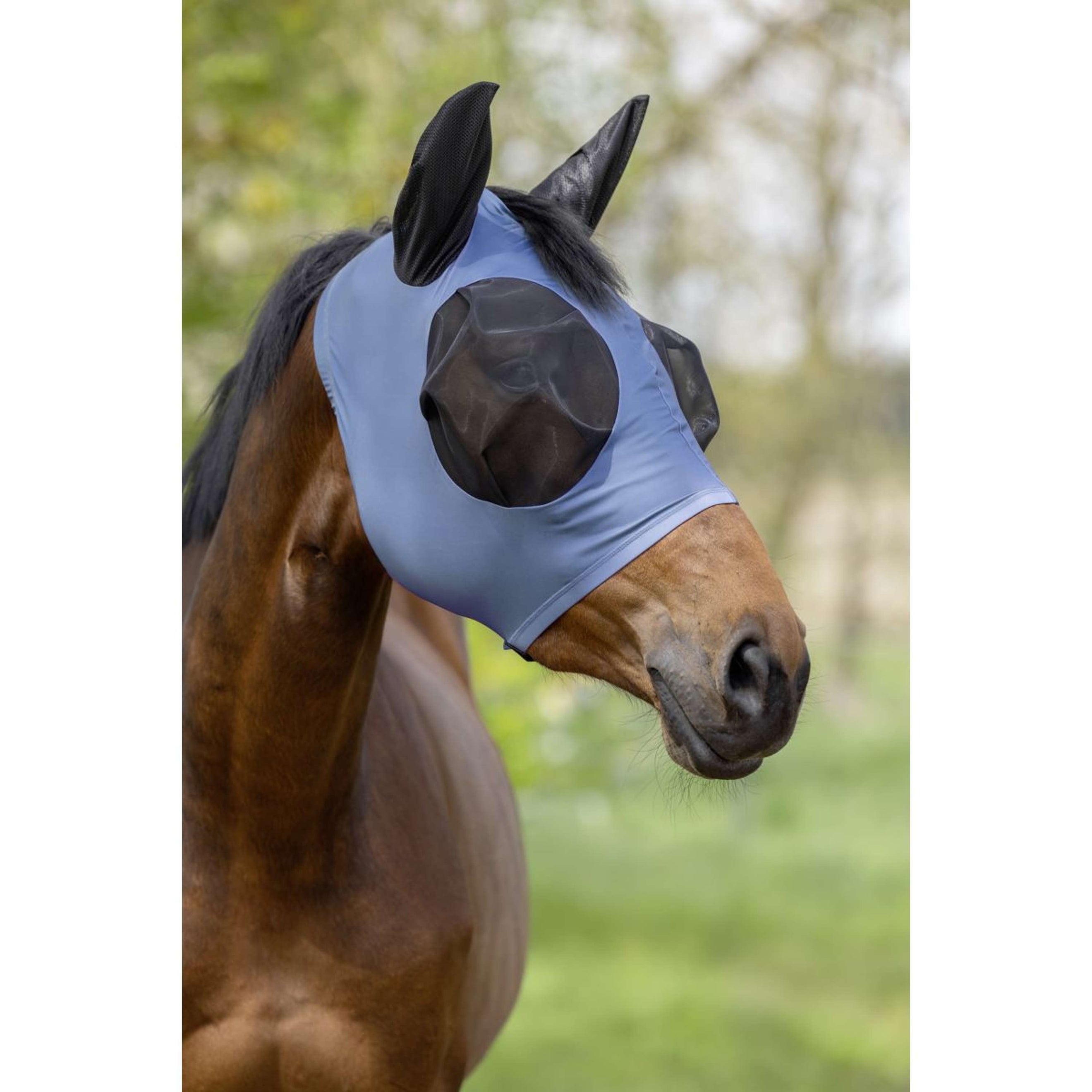 Covalliero Vliegenmasker FinoStretch Smoked Blue