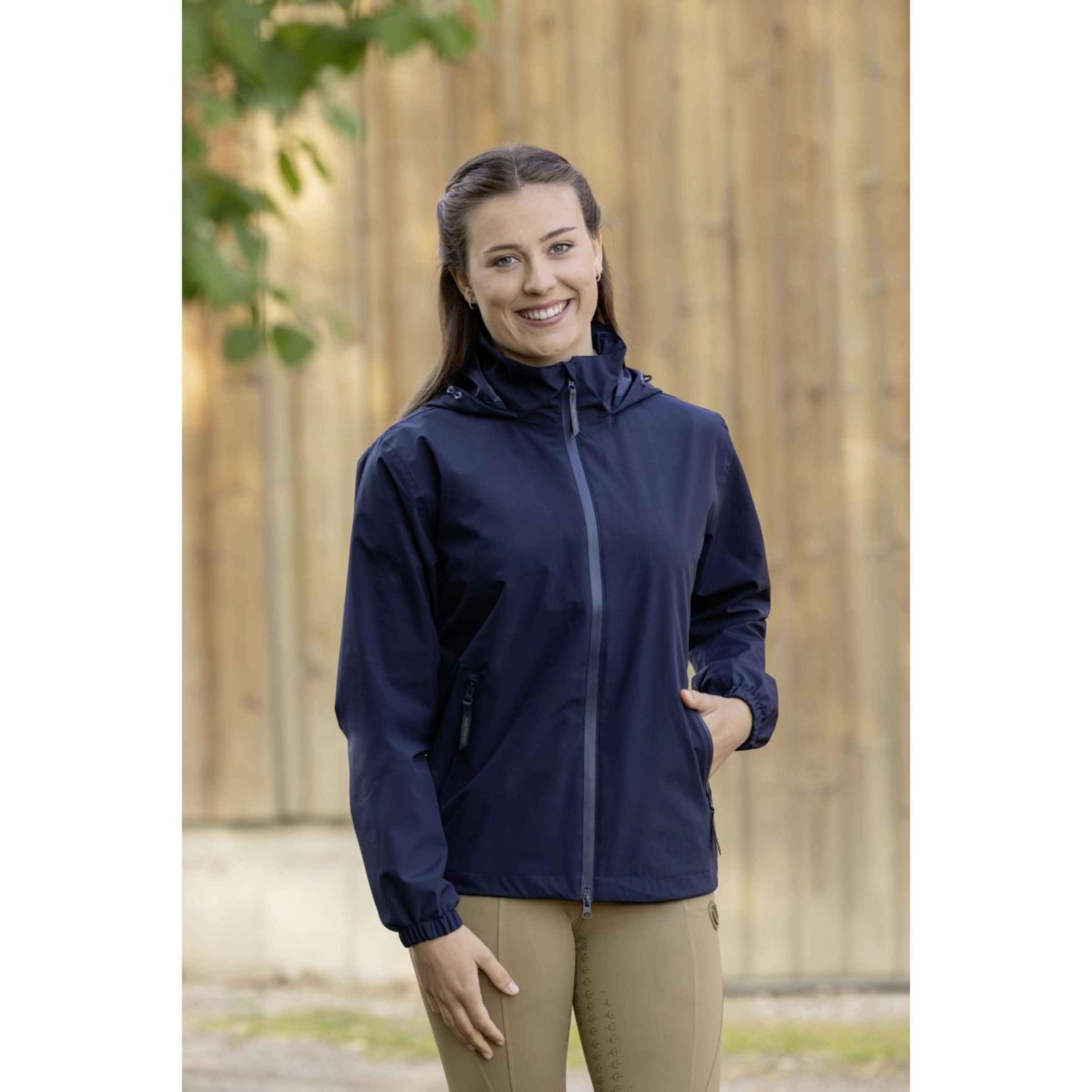 Covalliero Regenjas SS26 Dames Donker Navy