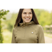 Covalliero Hoodie SS26 Dames Walnoot
