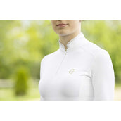 Covalliero Wedstrijdshirt SS26 Dames Lange Mouwen Wit