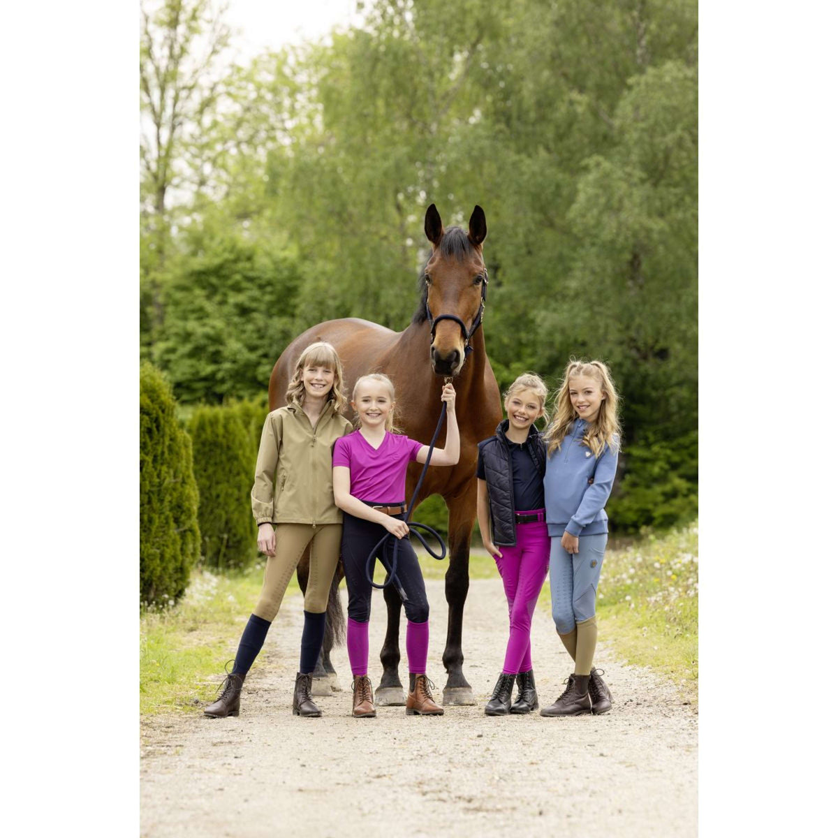 Covalliero Regenjas SS26 Kinderen Walnoot