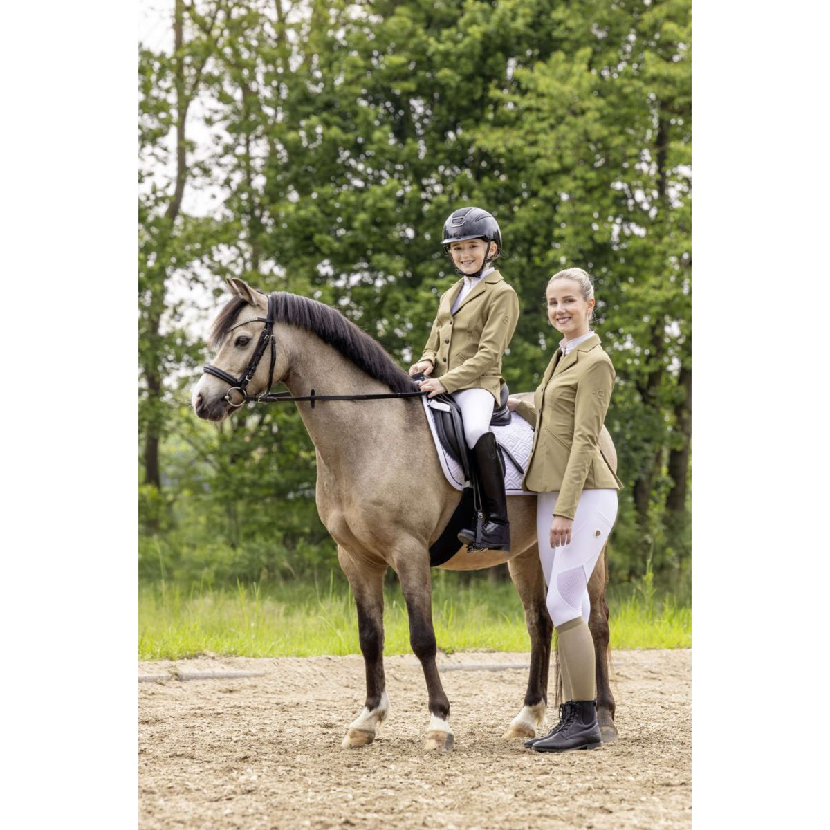 Covalliero Wedstrijdjasje SS26 Kinderen Walnoot