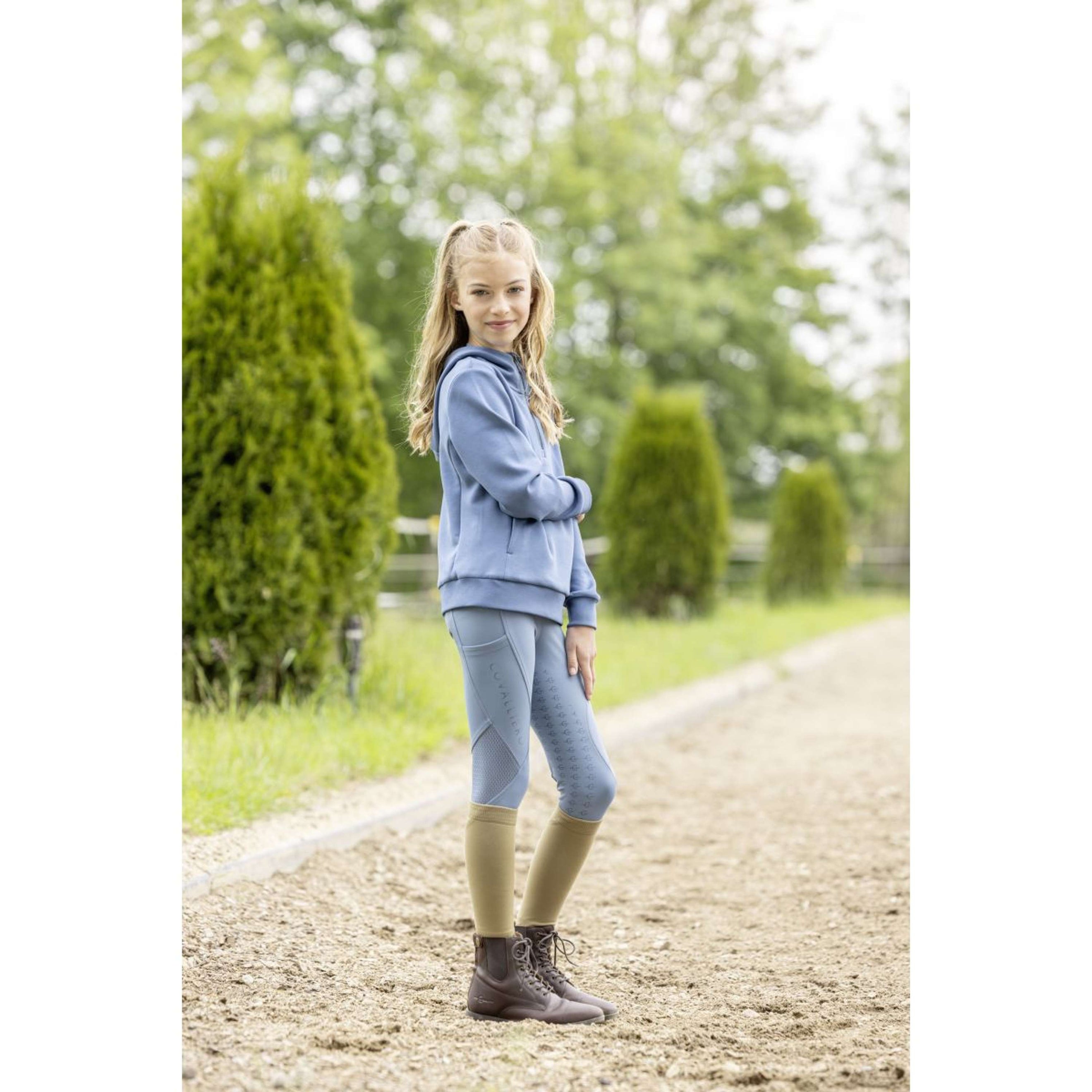 Covalliero Rijlegging Mesh SS26 Kinderen Smoked Blue Covalliero Rijlegging Mesh SS26 Kinderen Smoked Blue