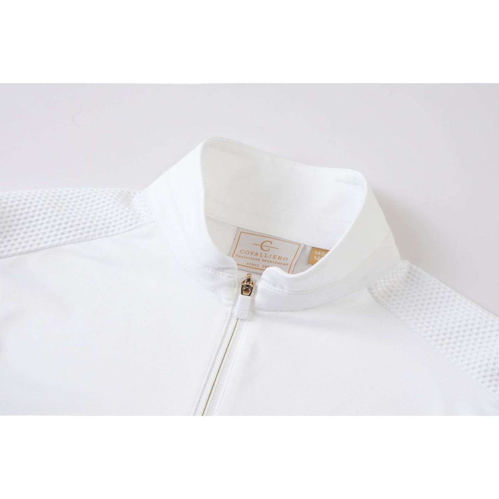 Covalliero Wedstrijdshirt SS26 Kinderen Lange Mouwen Wit