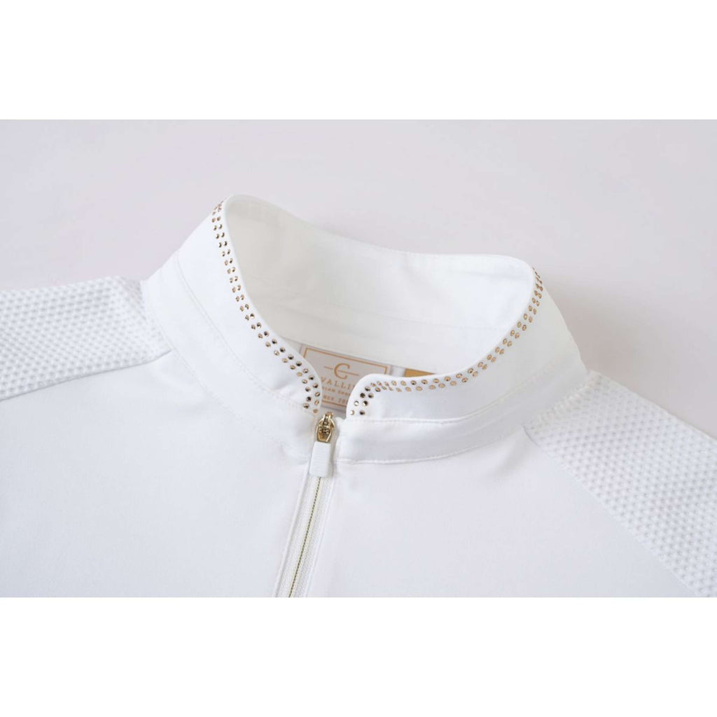 Covalliero Wedstrijdshirt SS26 Dames Lange Mouwen Wit