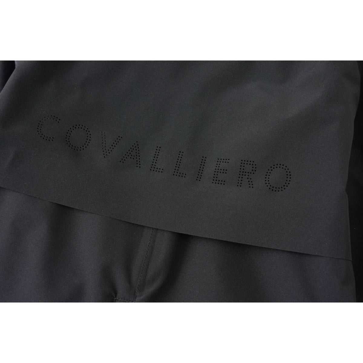 Covalliero Lange Regenjas SS26 Kinderen Zwart