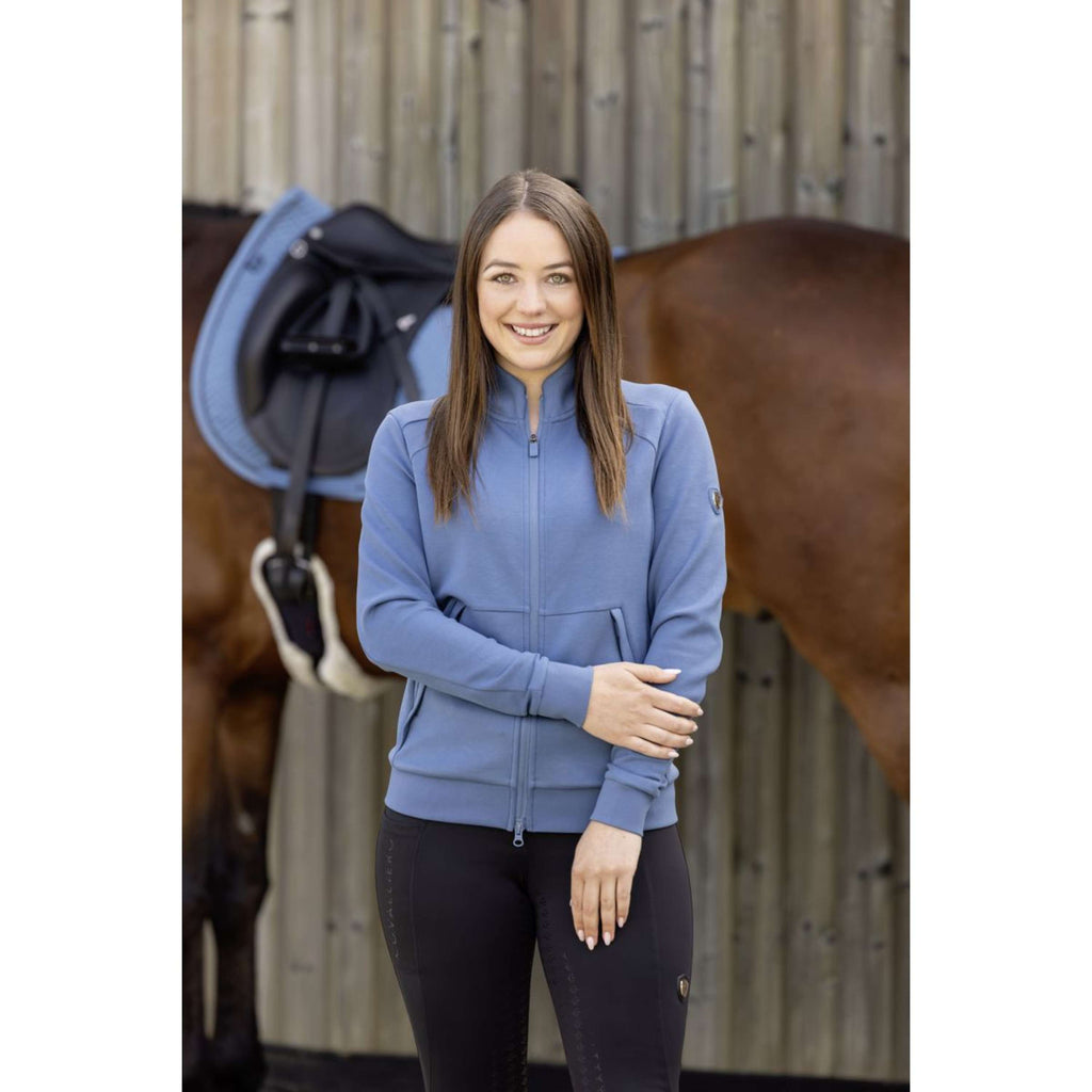 Covalliero Fleecevest SS26 Dames Smoked Blue