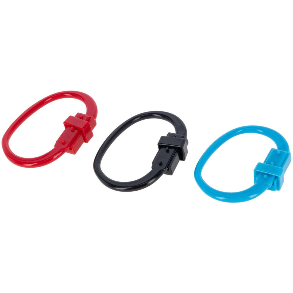Kerbl Veiligheidsring Safety Tie-Down Rood/Zwart/Blauw