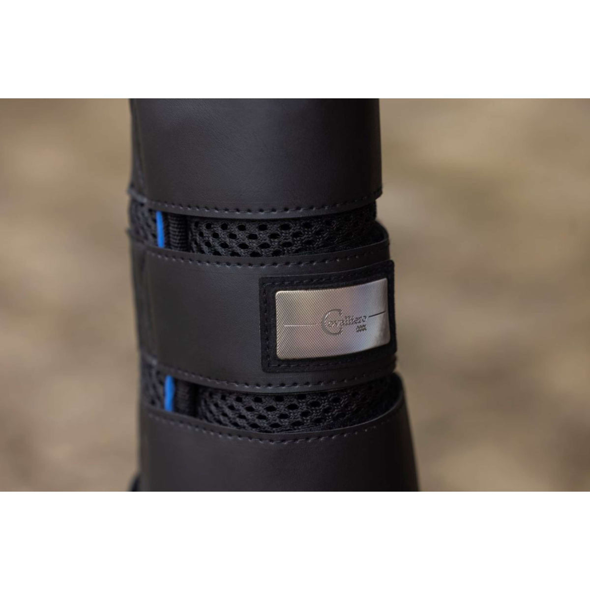 Covalliero Beenbeschermers Cooling Zwart/Blauw