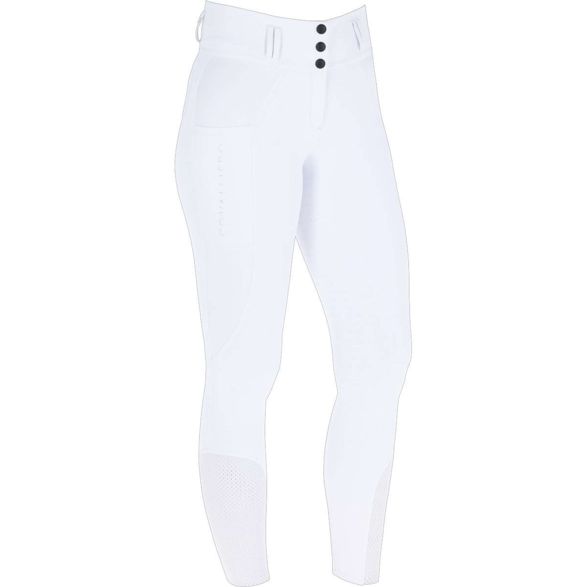 Covalliero Rijbroek SS26 Dames Full Grip Wit