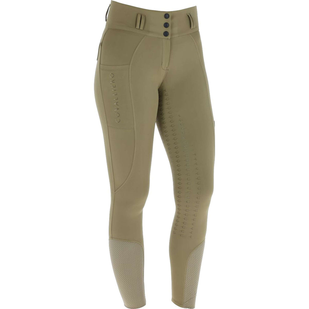 Covalliero Rijbroek SS26 Dames Full Grip Walnoot