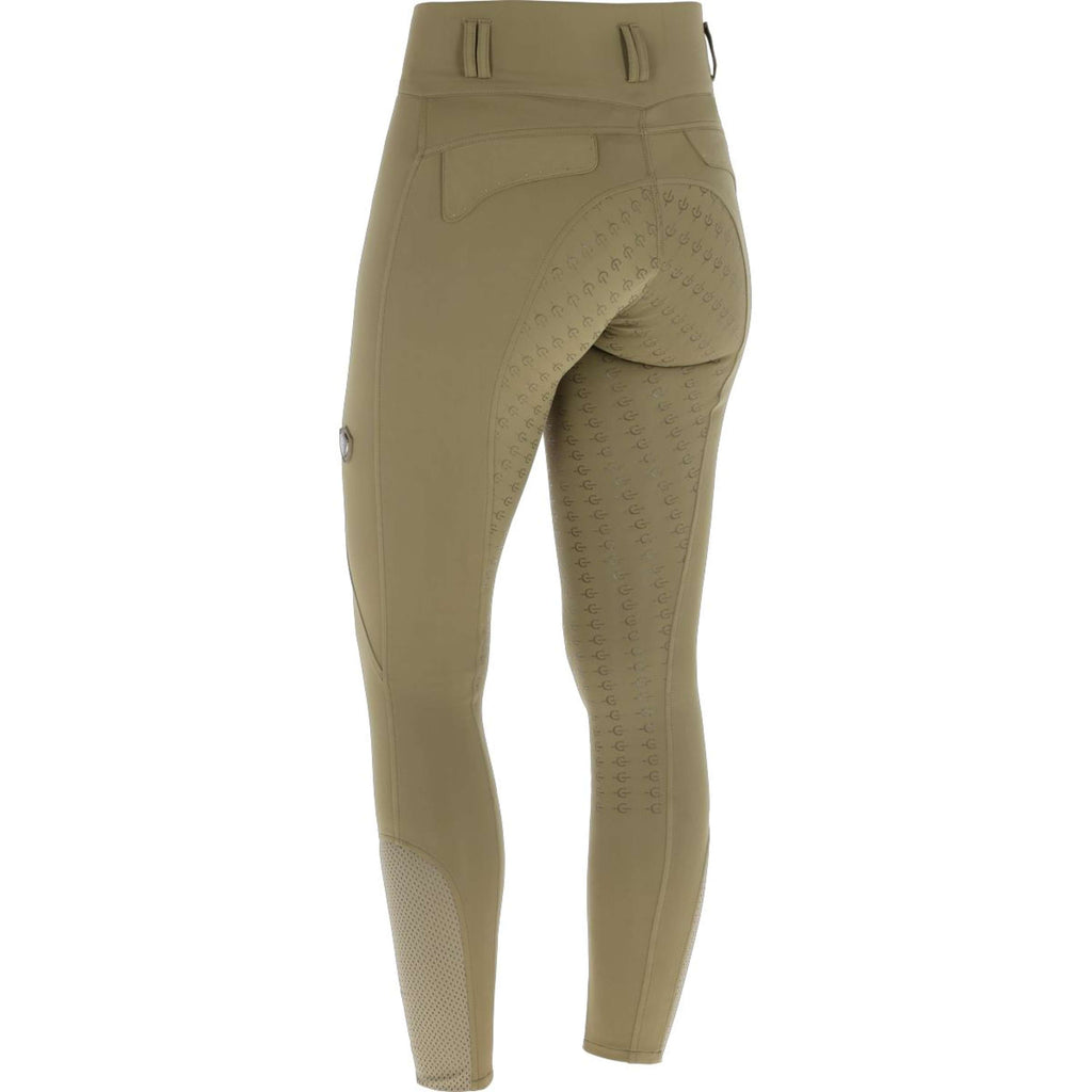 Covalliero Rijbroek SS26 Dames Full Grip Walnoot