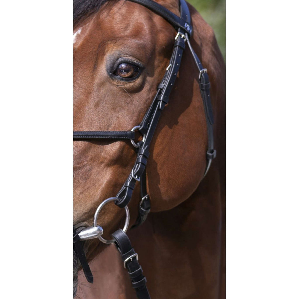 Riding World Hoofdstel met Mexicaanse Neusriem Zwart