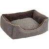 Kerbl Pluche Bed Samuel Zilver/Donkergrijs