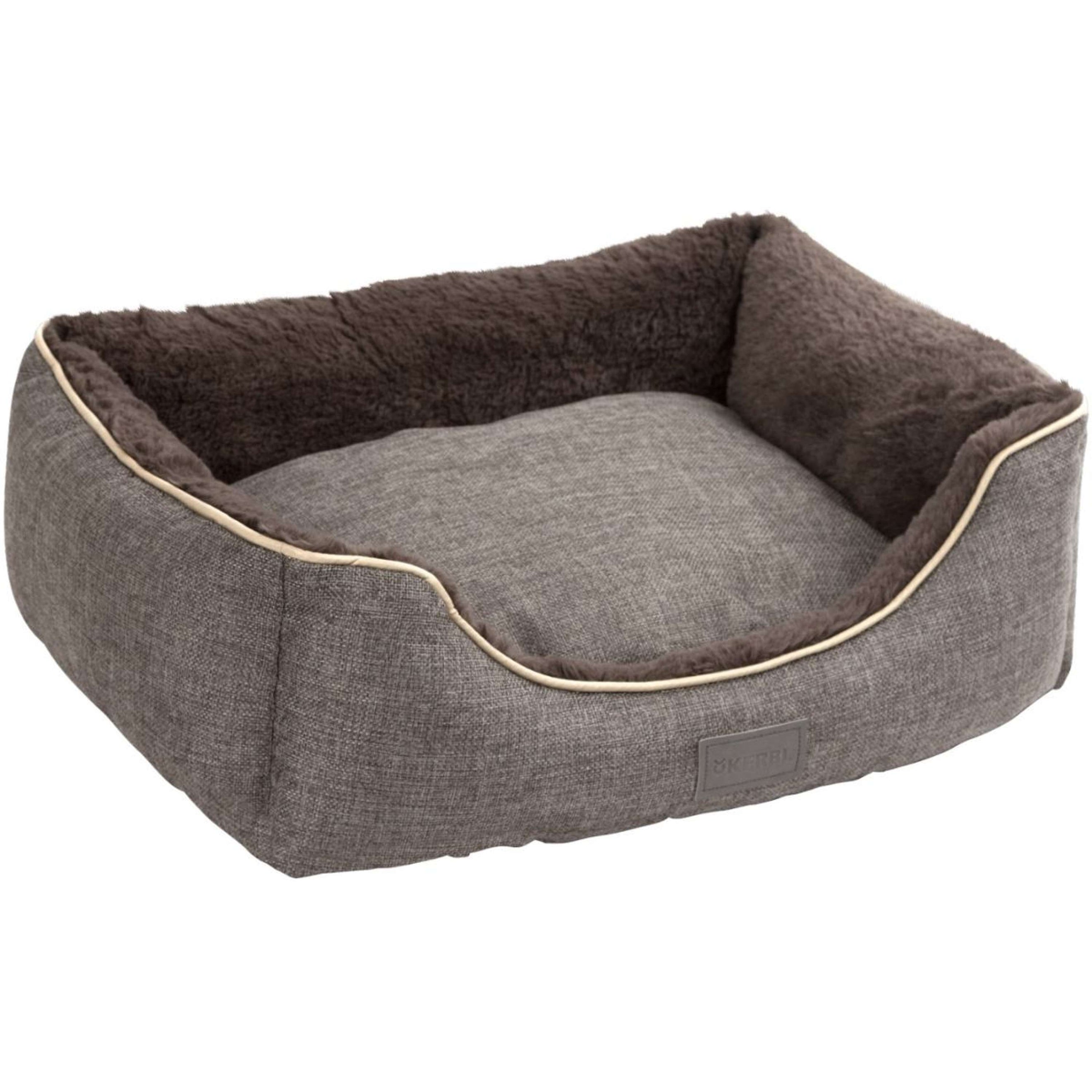 Kerbl Pluche Bed Samuel Zilver/Donkergrijs