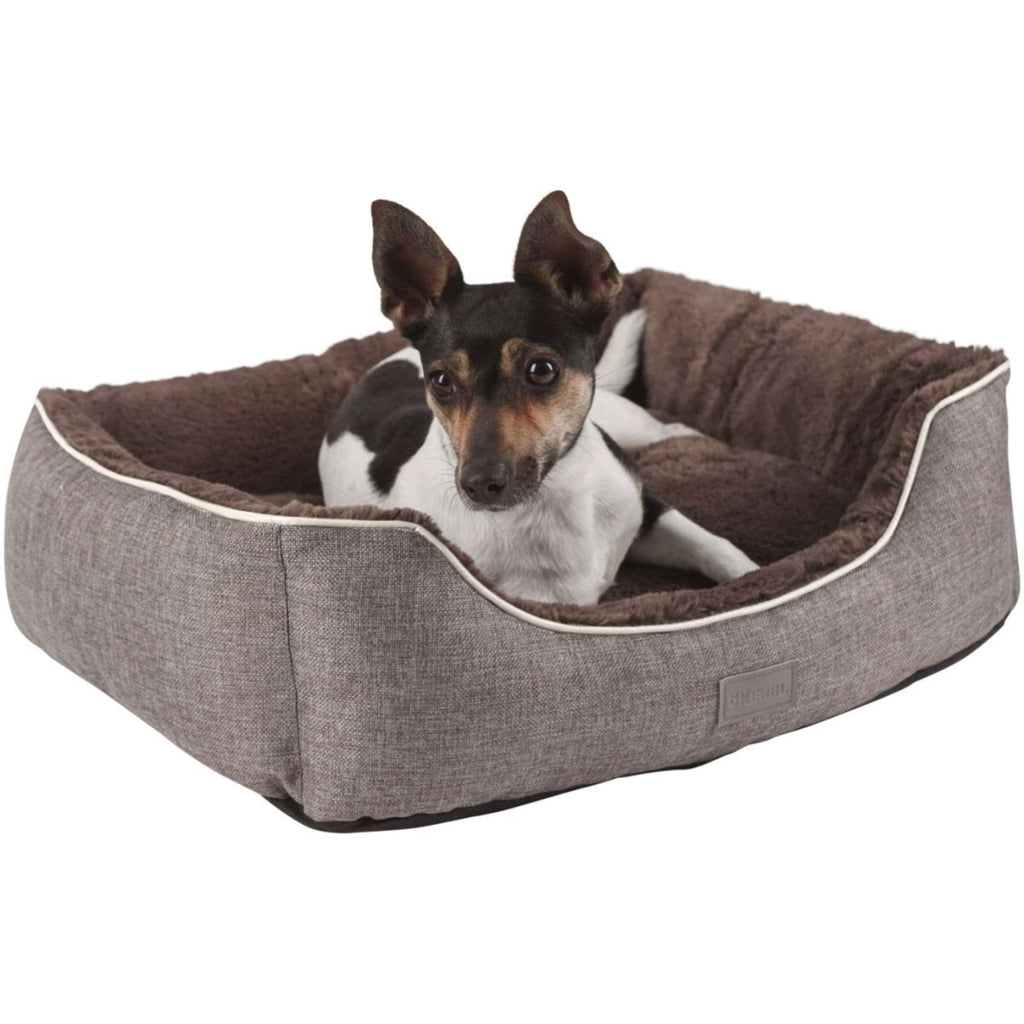 Kerbl Pluche Bed Samuel Zilver/Donkergrijs