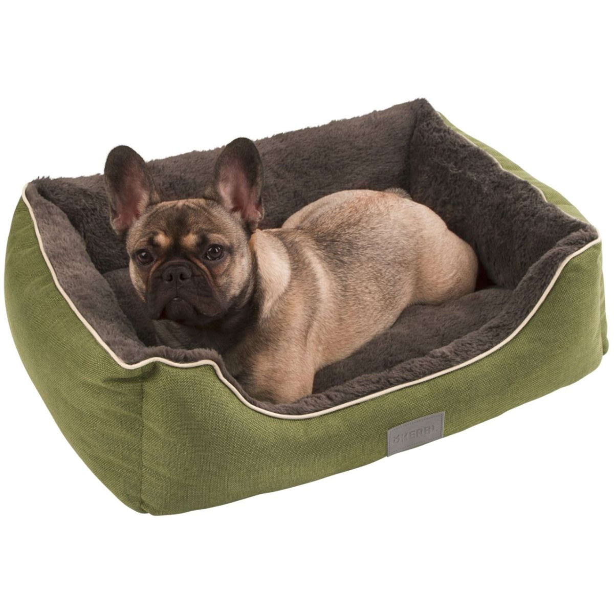 Kerbl Pluche Bed Samuel Groen/Grijs
