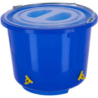Kerbl Pluimvee Drinkemmer met 4 Drinknippels Blauw