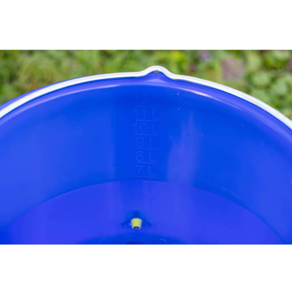 Kerbl Pluimvee Drinkemmer met 4 Drinknippels Blauw