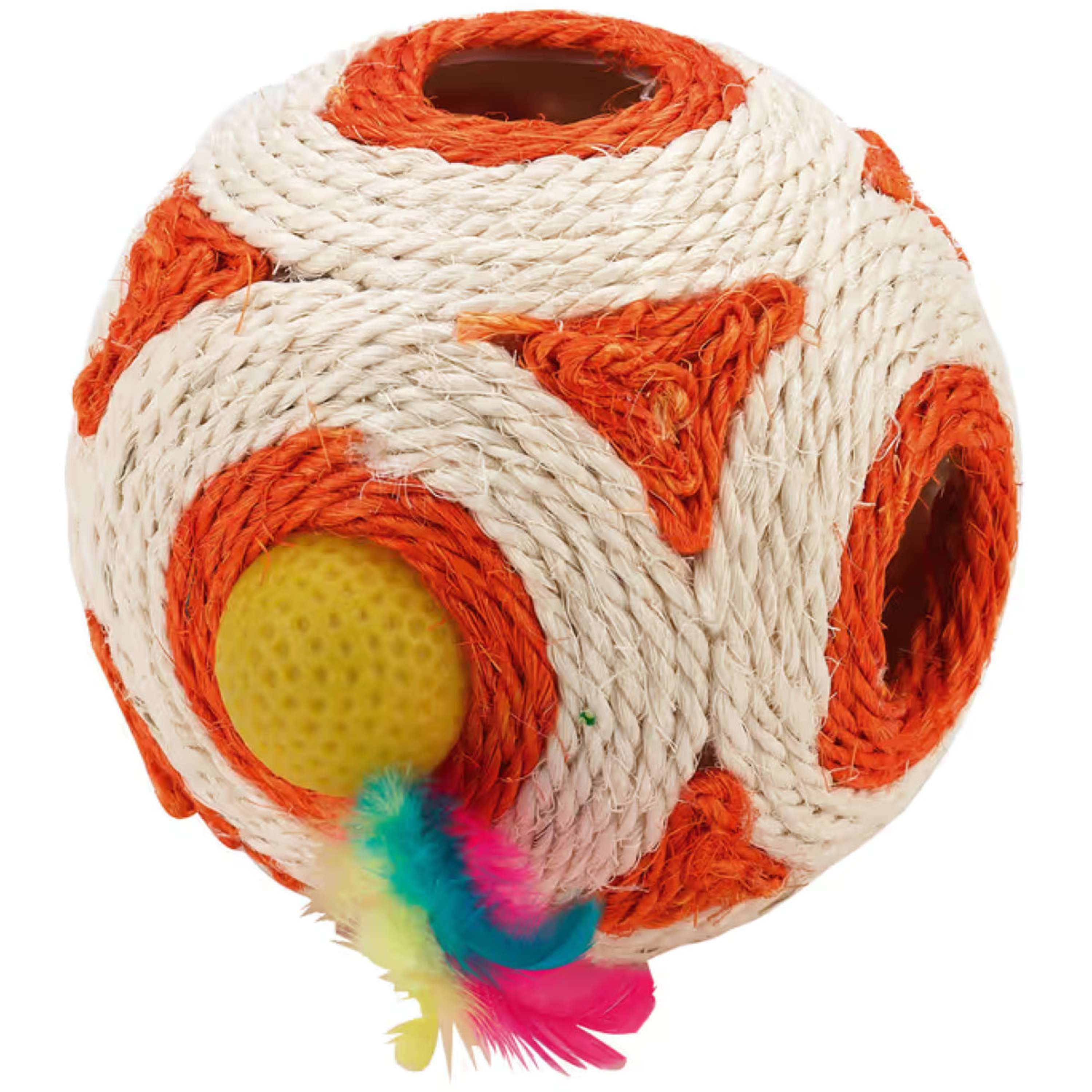 Kerbl Speelbal Sisal Wit/Rood