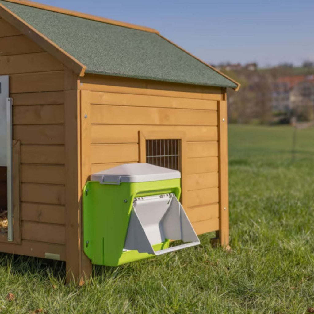 Kerbl Voederautomaat met Beschermklep Groen