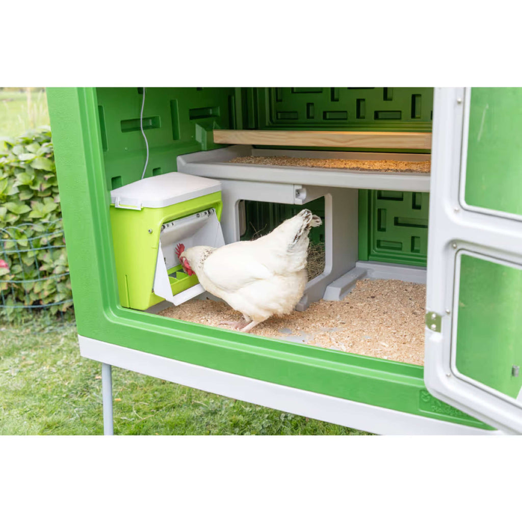 Kerbl Voederautomaat met Beschermklep Groen