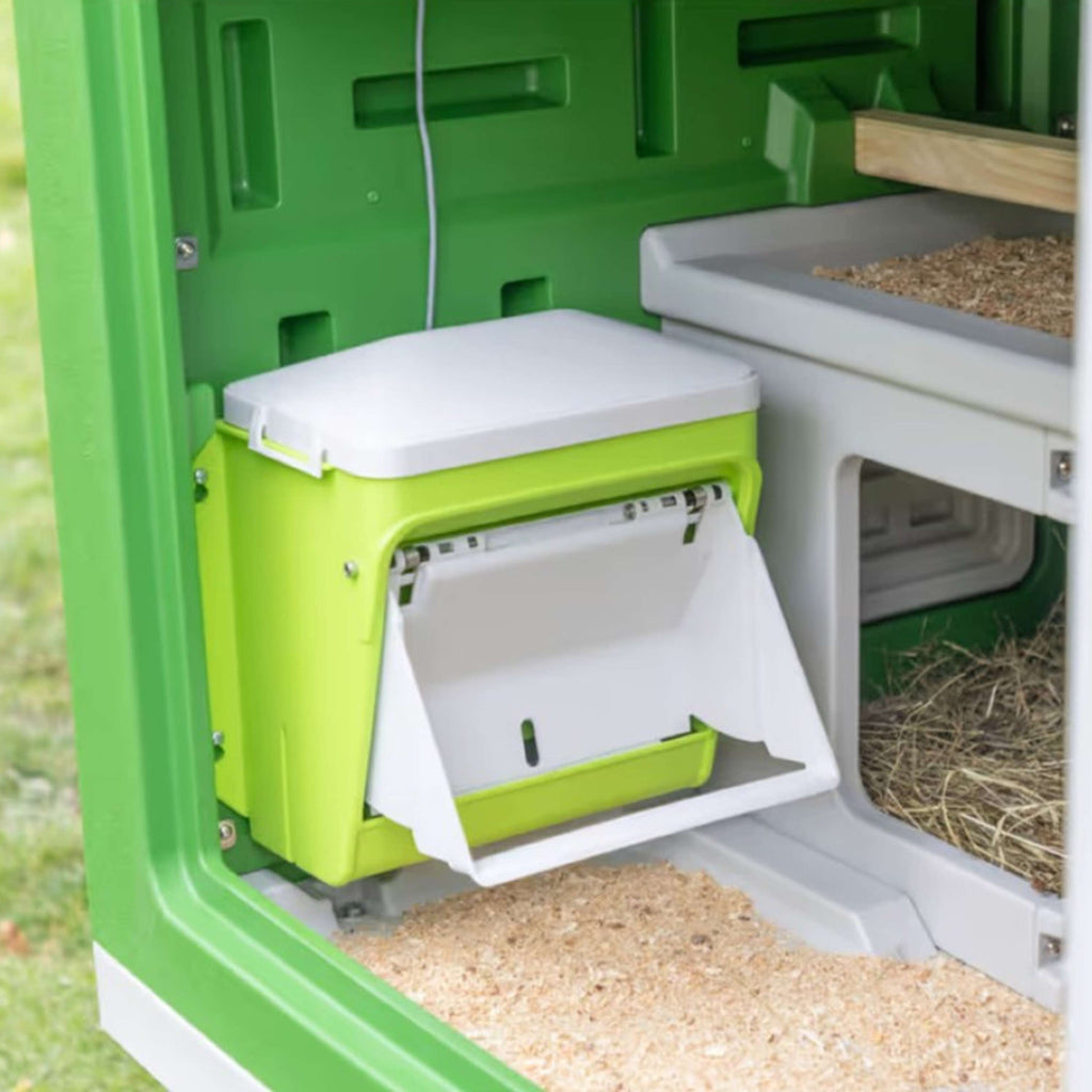 Kerbl Voederautomaat met Beschermklep Groen