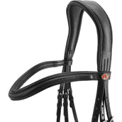 Kieffer hoofdstel Ultrasoft Sue Leren Frontriem Zwart