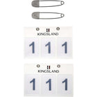 Kingsland Startnummer Classic 3 Cijfers Wit
