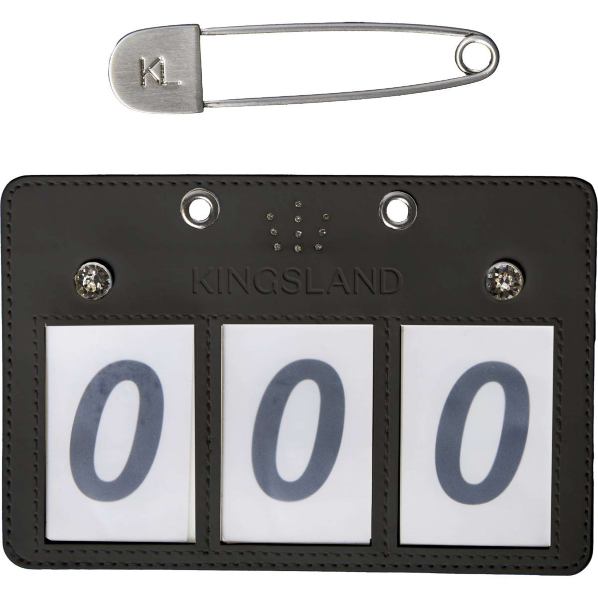 Kingsland Startnummers KLMaddie 3 Cijfers Zwart