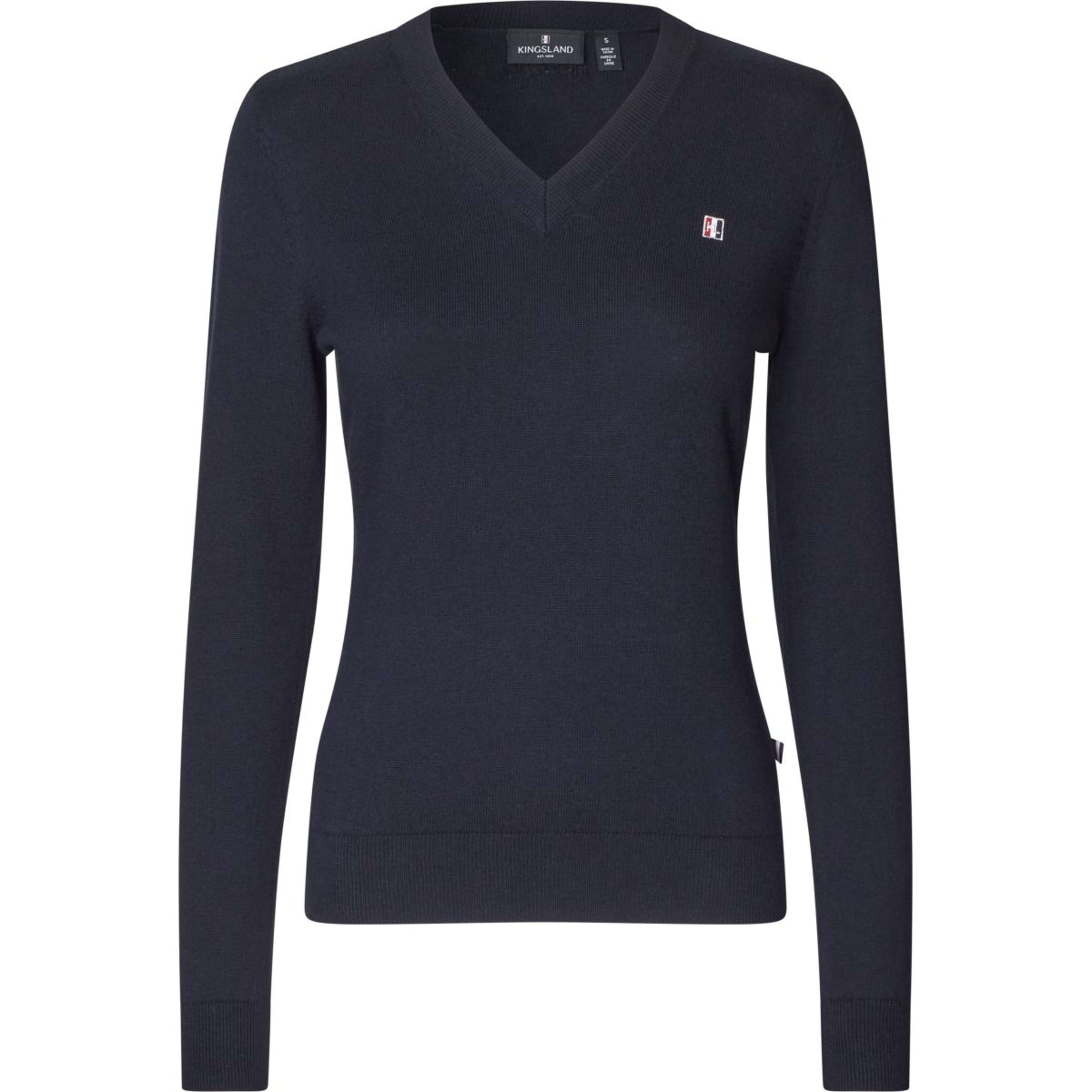 Kingsland Pullover Classic V-Neck Navy